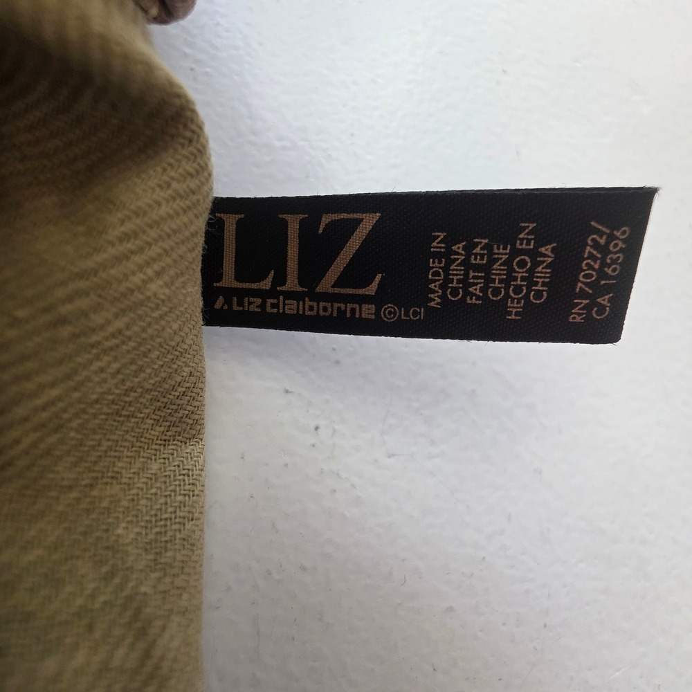 Liz Claiborne Bag Vintage Y2K Crossbody Brown Floral Cottagecore Boho Small - Picture 6 of 15